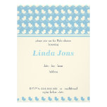 blue ducks in row baby shower invitation invitations