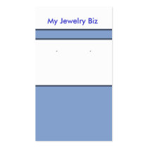 Blue Earring Cards