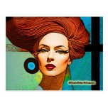 "Blue Earring" Postcard