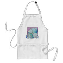 Blue Easter Egg Apron