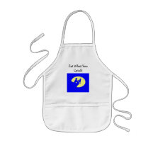 blue, Eat What You Catch! Apron