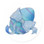 Blue Egg Sticker