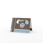 Blue Elephant Thank You Card