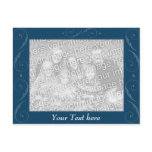 Blue Embossed Postcards