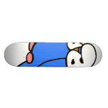 Blue English Budgie Skateboard
