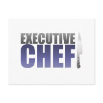 Blue Executive Chef Post Cards
