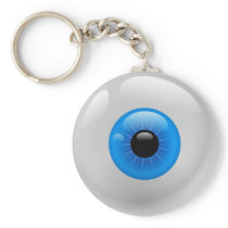 BLUE EYE BALL KEYCHAINS