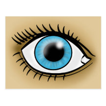Blue Eye icon Post Card