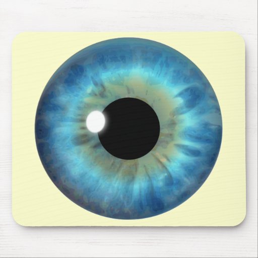Blue Eye Iris Custom Cool Mousepad Mousemat