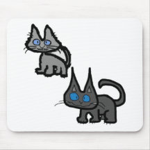 Blue Eyed Cats Mousepad