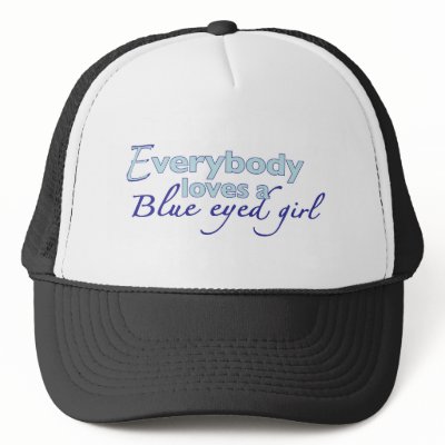 Blue Eyed Girl Hat by worldsfair