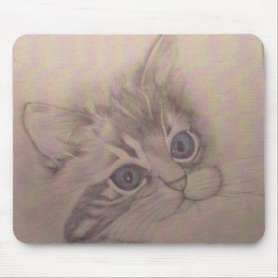 Blue Eyes Mouse Pad by mjaafar