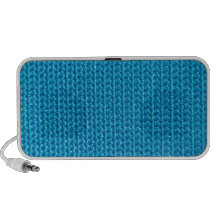 Blue Fabric Portable Speaker