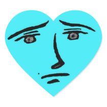 Blue Face Anime