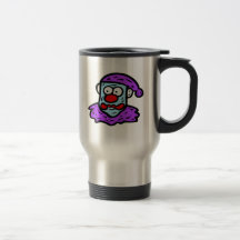 Blue Face Clown Coffee Mugs