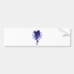Blue Fairy and Flower Bumper Sticker