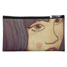 blue fairy girlie cosmetic bags