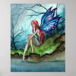 Blue Fairy Print