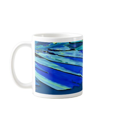 Blue Fan Mug by aradovan