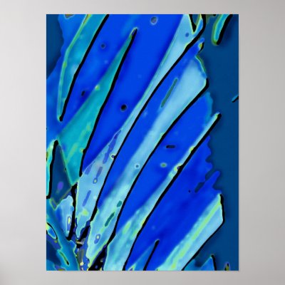 Blue Fan Posters by aradovan