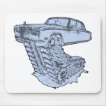 Blue Fantasy Rolls Royce Mousepads