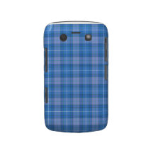 Blue Fashion Plaid Blackberry Bold Case