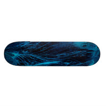 Blue Feathers Skateboard