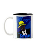 Blue "FEDORA" Coffee Mug