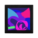 Blue Fire 2 Navy Keepsake Boxes