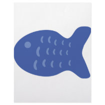 blue fish icon letterhead