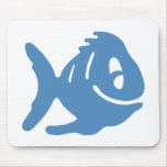 Blue fish tales mousepads