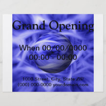 Blue Flame Flyer Design