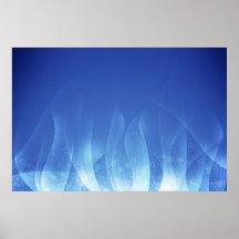 Blue Flame Posters