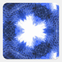 Blue Flames Sticker