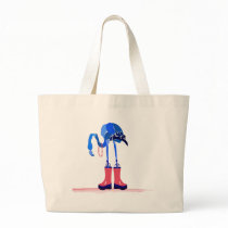 Blue Flamingo Bag