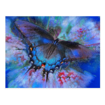 Blue Flight , postcard