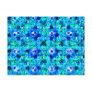 Blue Floral Postcard