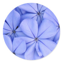 Blue Flower Bridal Shower Sticker