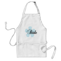 Blue Flower Bride Tshirts and Gifts Apron
