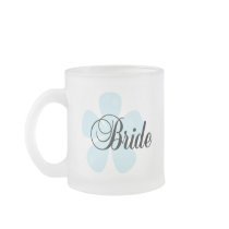 Blue Flower Bride Tshirts and Gifts Coffee Mug