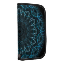 blue flower depth folio planners