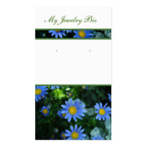 Blue Flower Earring Cards