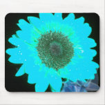 Blue Flower Mouse Pad