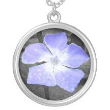 Blue Flower Necklace