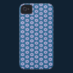 Blue Flowered iPhone4 Case casemate cases