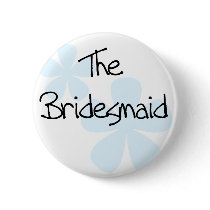 Blue Flowers Bridesmaid
