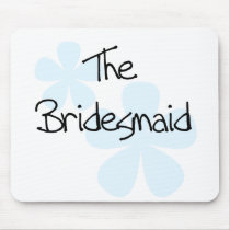 Blue Flowers Bridesmaid