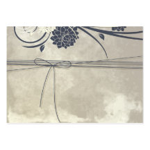 Blue Flowers Business Card
