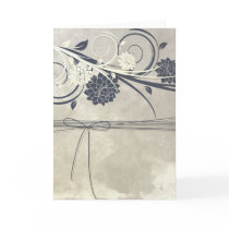 Blue Flowers Card