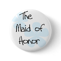 Blue Flowers Maid of Honour